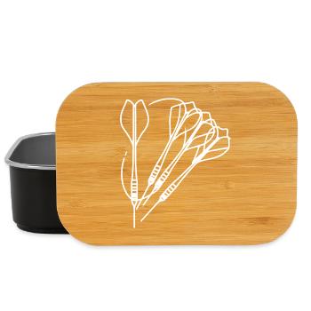 Dart Drawing - Lunch Box - black - Front
