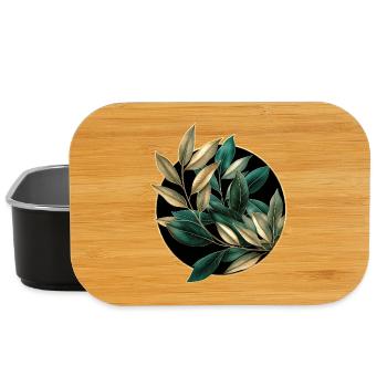 Elegant plants - Lunch Box - black - Front