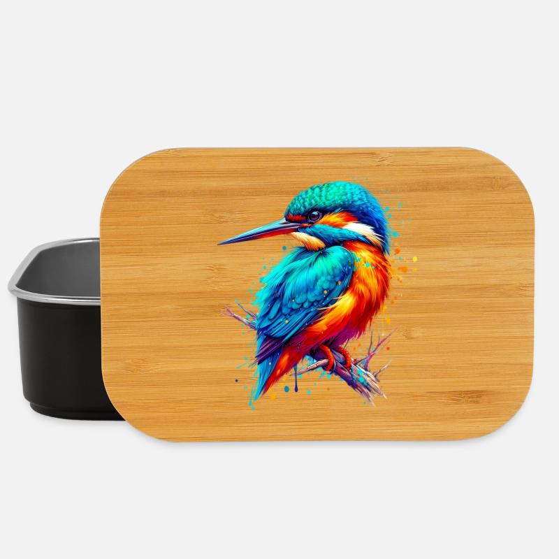 Eisvogel - Lunch Box - Schwarz