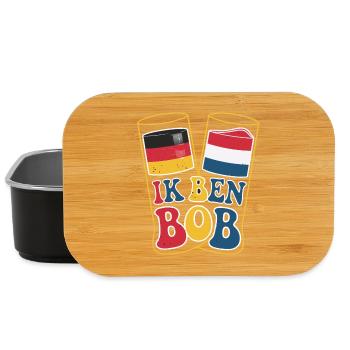 I am BOB with Dutch Flag - Lunch Box - black - Front