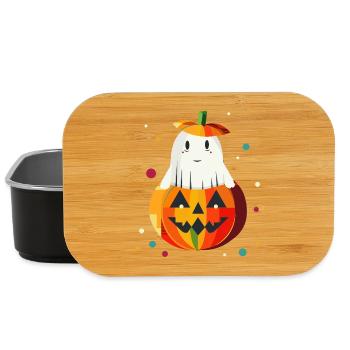 Halloween Pumpkin & Ghost for Happy Halloween - Lunch Box - black - Front