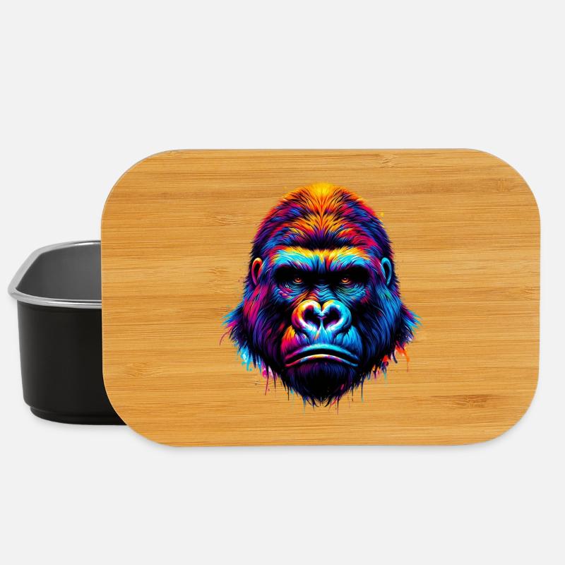 Gorilla - Lunch Box - Schwarz