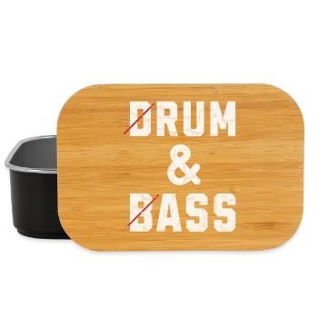Drum and Bass - Rum und Arsch - Lunch Box - Schwarz - Vorne