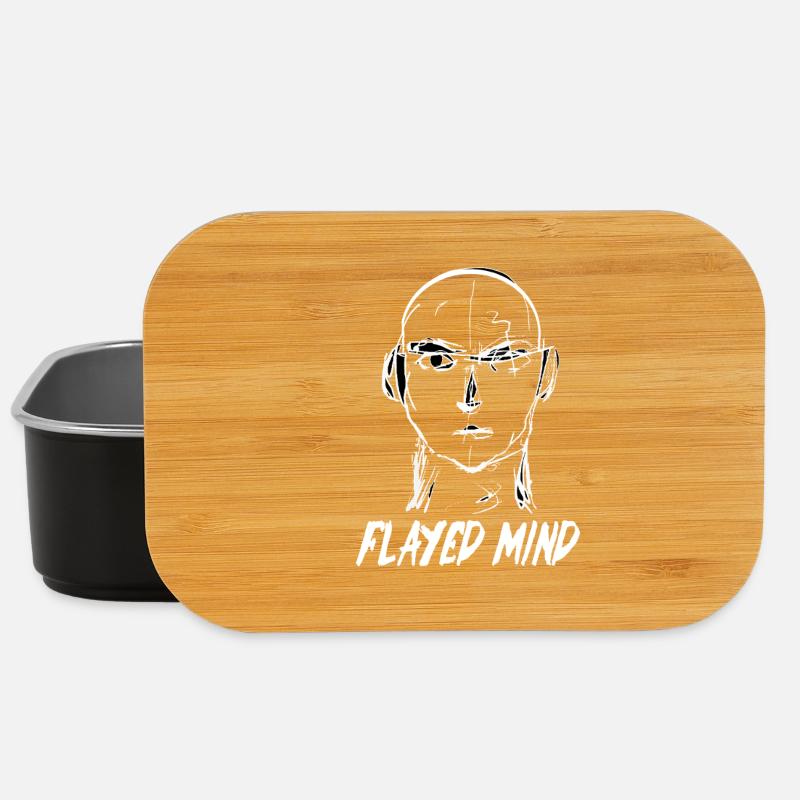 Flayed Mind weiß - Lunch Box - Schwarz