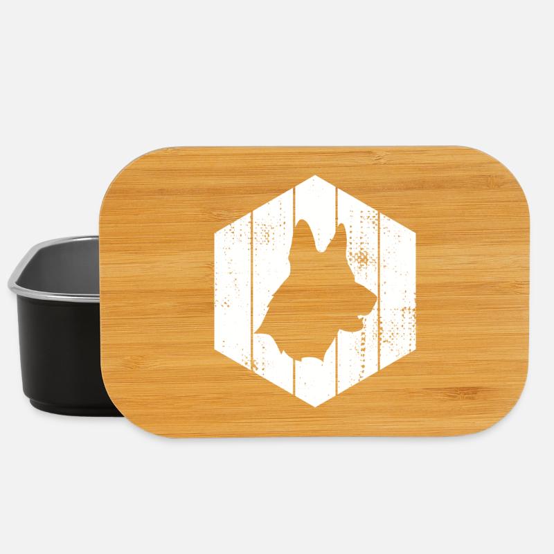Deutscher Schäferhund - Lunch Box - Schwarz
