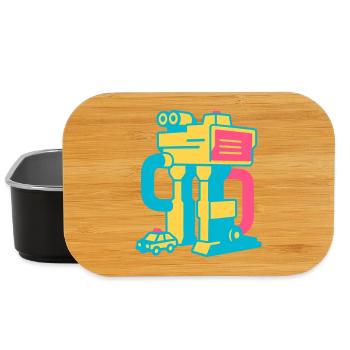 Pop Art Toy Set - Lunch Box - black - Front