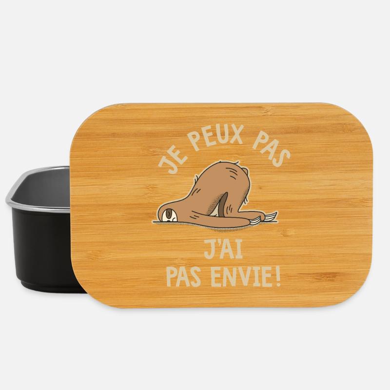 Ich kann nicht, ich will nicht, lustiger Humor - Lunch Box - Schwarz