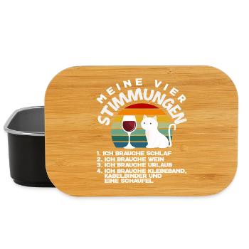 My Four Moods Sleep Wine Holiday Shovel - Lunch Box - black - Front