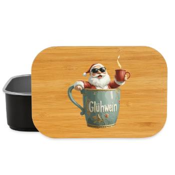 Vin chaud Père Noël Père Noël Mug - Boîte à goûter - noir - Devant