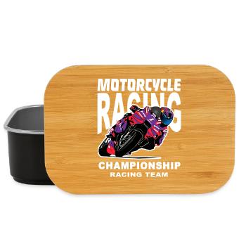 Motorcycle Racing Team Championship - Lunch Box - black - Front