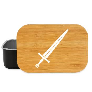Chevalier Épée Vecteur Médiévale Fantastique - Boîte à goûter - noir - Devant