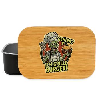BrainChef Grille Burger - Lunch Box - black - Front