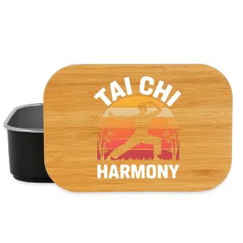 Tai Chi Harmony – Sunset & Balance - Lunch Box - black - Front