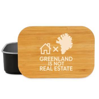 Greenland Is Not Real Estate Arctic Sovereignty - Lunch Box - black - Front