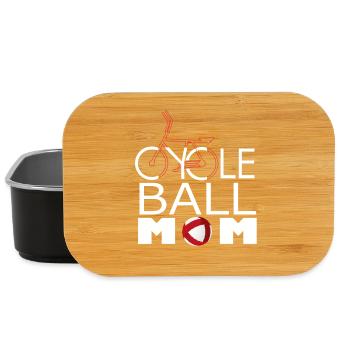 Cycling, Mom, Cycleball, Indoor Cycling - Lunch Box - black - Front