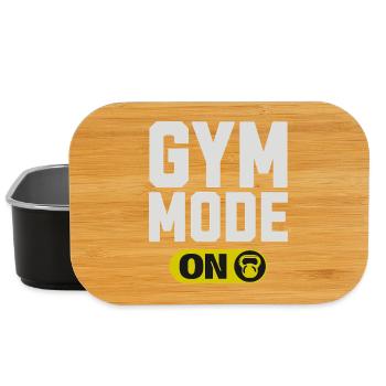 Mode Gym sur Graphique - Boîte à goûter - noir - Devant