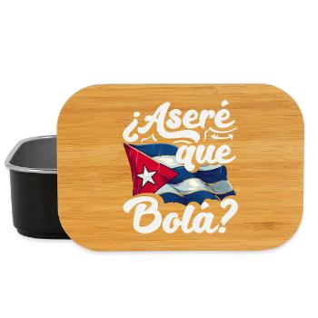 Kuba Stolz & Heimat - Cuba Flagge Design - Lunch Box - Schwarz - Vorne