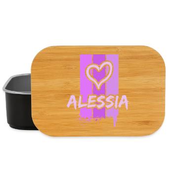 Idée cadeau : Alessia - Boîte à goûter - noir - Devant