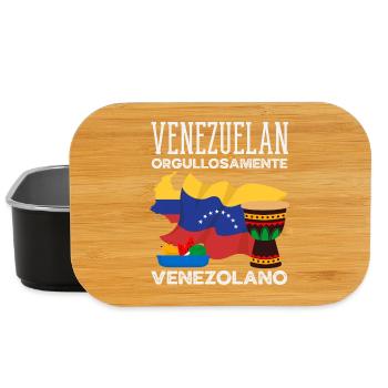 Venezuela Flagge Stolz & Heimat Venezuela - Lunch Box - Schwarz - Vorne