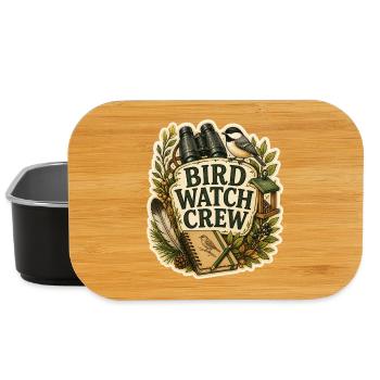 BIRD WATCH CREW Wolken - Lunch Box - Schwarz - Vorne