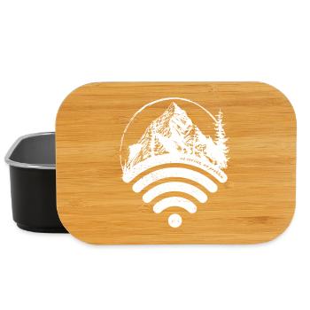 Alpine Peak WiFi-Emblem - Lunch Box - Schwarz - Vorne