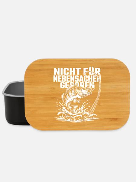 Angeln Humor - Lunch Box - Schwarz