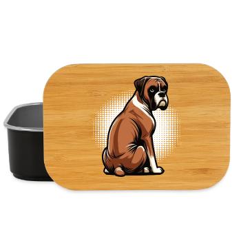 Boxer Boxerhalter Boxerhund Boxerbesitzer Boxerfan - Lunch Box - Schwarz - Vorne