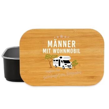 Männer mit Wohnmobil haben die schönsten Frauen - Lunch Box - Schwarz - Vorne