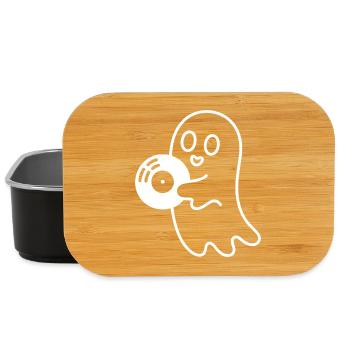 Cuddly Ghost with Eye Balloon - Lunch Box - black - Front