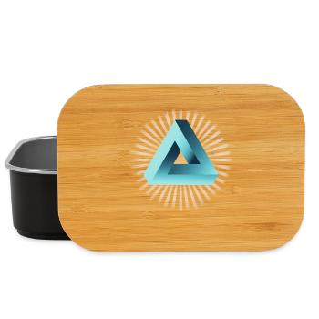 Illusion Illuminati Optical Illusion Nerd Skate - Lunch Box - black - Front