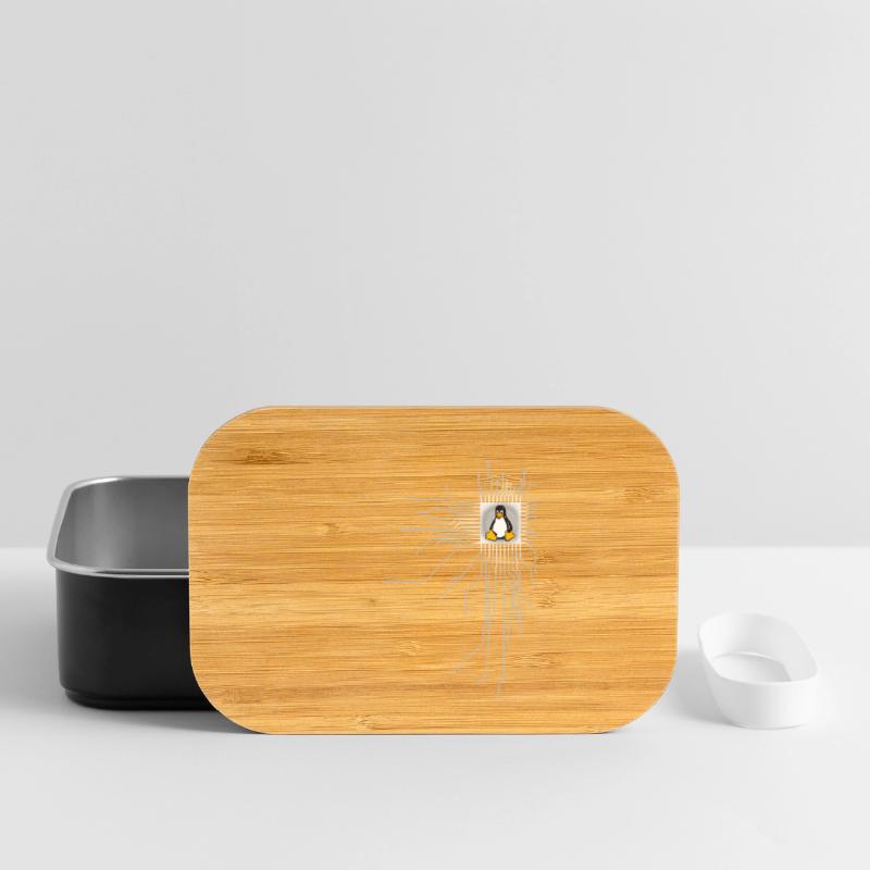 board Penguin Core Heart Computer pc Nerd program Lunch Box