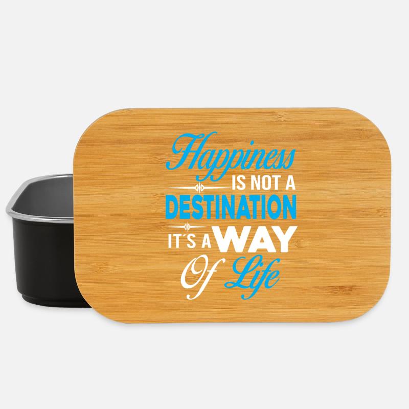 Happiness - Lunch Box - Schwarz