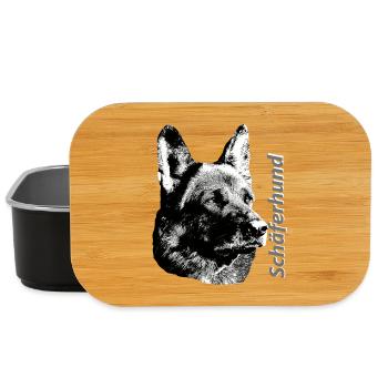Schäferhund,Hundekopf,Hundesport,Wachhund,Hunde - Lunch Box - Schwarz - Vorne