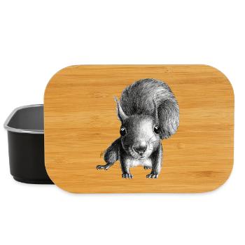 Eichhörnchen - Lunch Box - Schwarz - Vorne