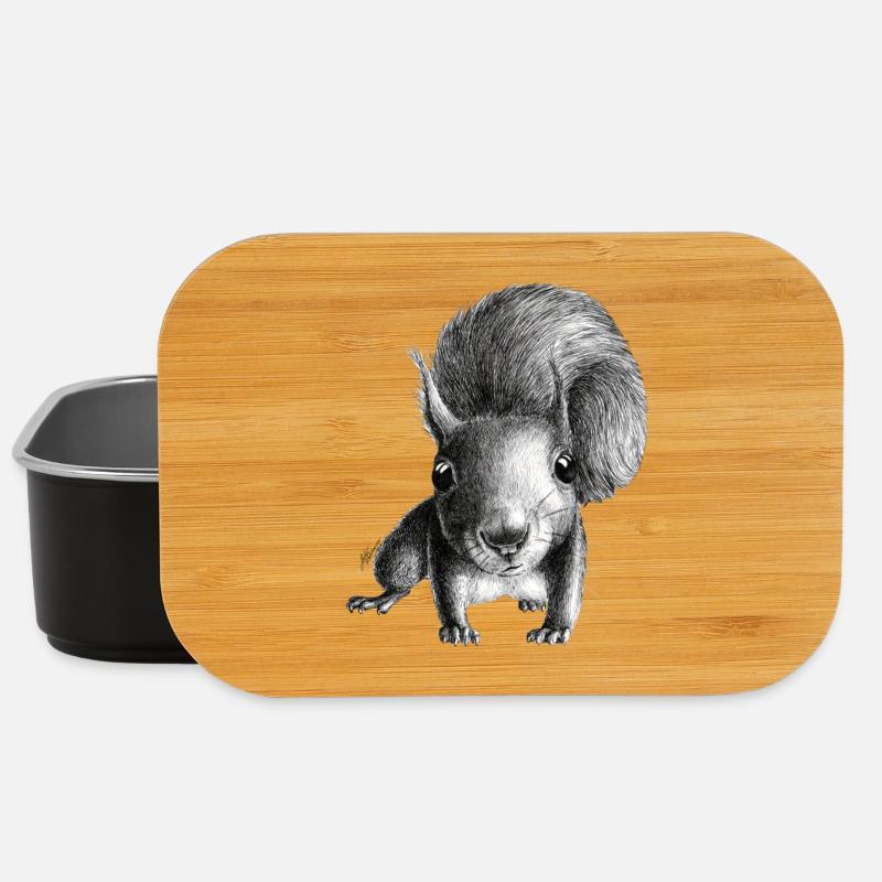 Squirrel - Lunch Box - black