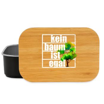 No tree does not matter Climate protection Climate change Forest - Lunch Box - black - Front