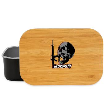 Gunsmith Skull Design - Lunch Box - black - Front