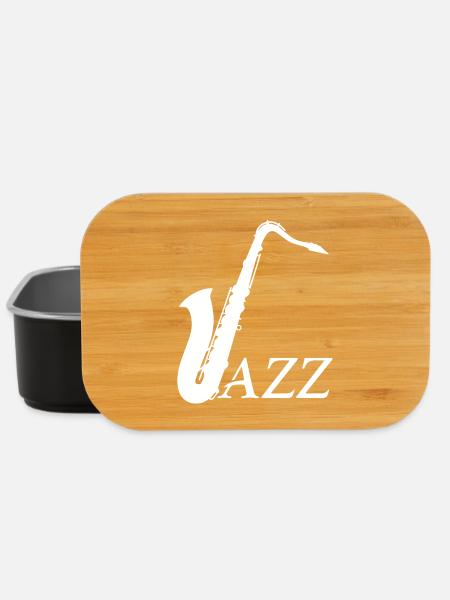 Musiciens de jazz - Design - Boîte à goûter - noir