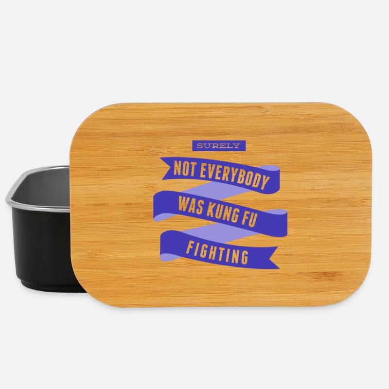 Surely Not Everybody What Kung Fu Fighting - Lunch Box - black