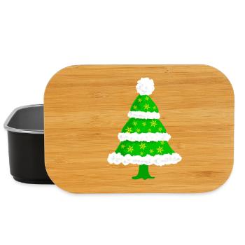 Sapin de Noël - Boîte à goûter - noir - Devant