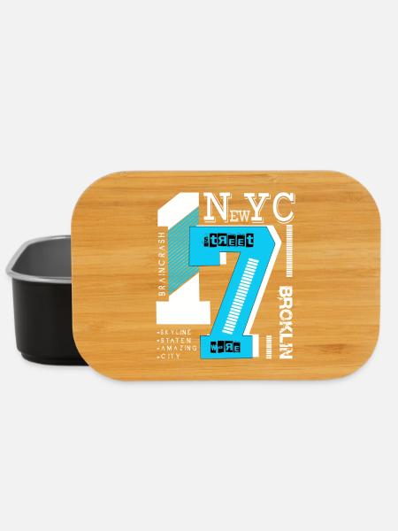 New York City - Lunch Box - Schwarz