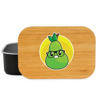 Poire - Boîte à goûter - noir - Devant