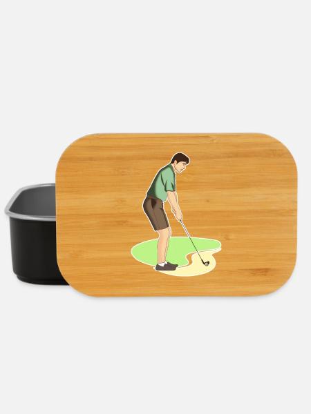 Golf | Golfing | Golfer | golf - Lunch Box - black
