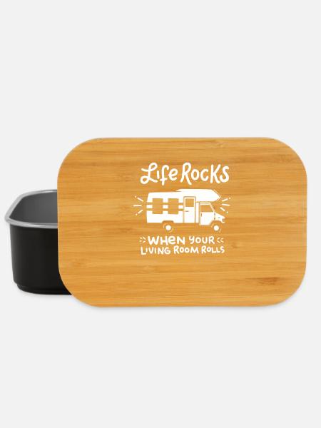 Camping - Lunch Box - Schwarz