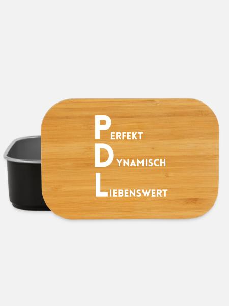 PDL Pflegedienstleitung Perfekt Dynamisch Lieben - Lunch Box - Schwarz