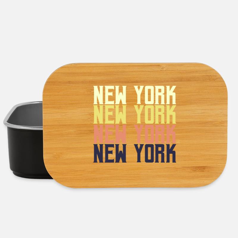New York - Lunch Box - Schwarz
