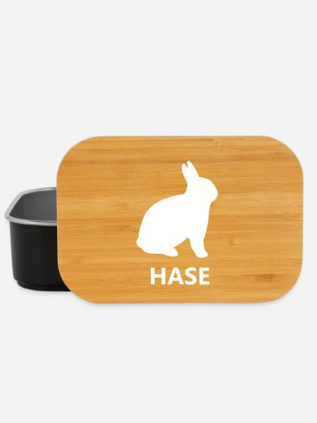 Hase - Lunch Box - Schwarz