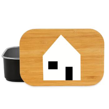 Home Houses Real Estate - Lunch Box - black - Front