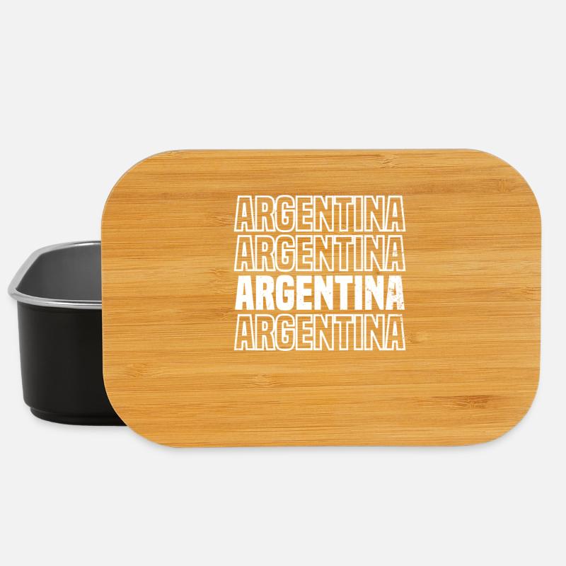 Lettrage quadruple argentin - Boîte à goûter - noir