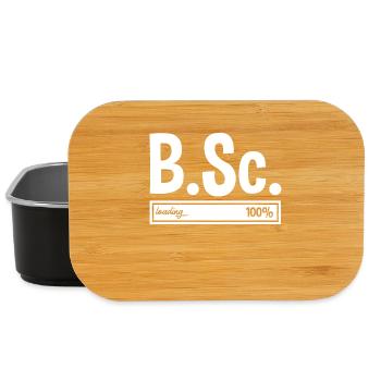 Bachelor of Science B.Sc. graduation - Lunch Box - black - Front